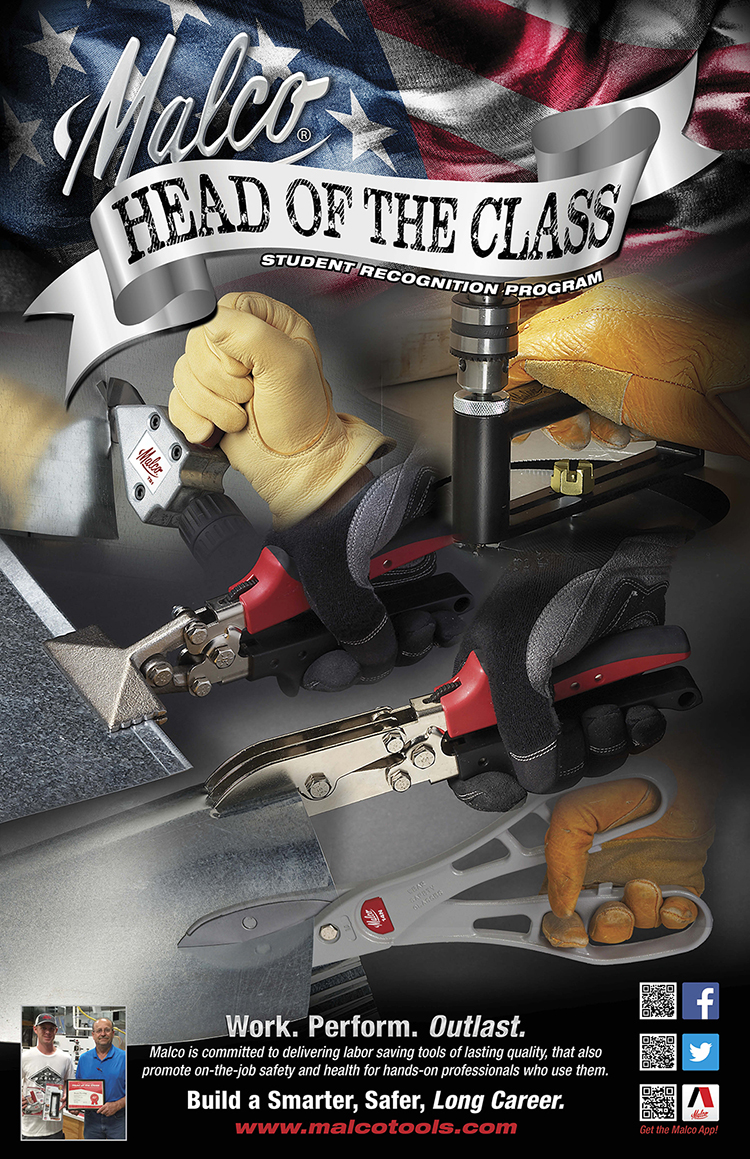 Poster for Malco Head of the Class showing HVAC Tools