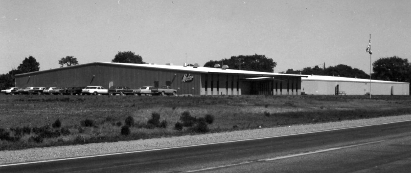 view of the front Malco's headquarters in the 1970's