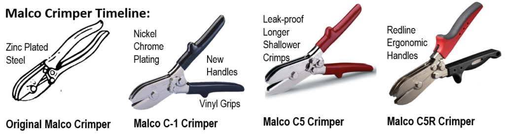 Malco Ergonomic Grips Crimper Timeline