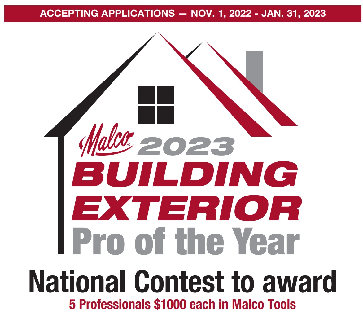 Malco 2023 Building Exterior Pro Of The Year Application